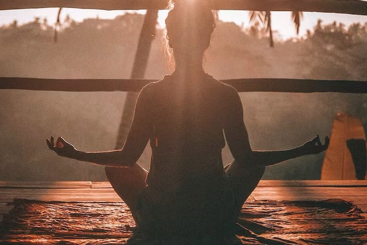 A quiet morning stretch at sunrise