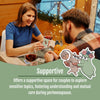 Perimenopause Support Couples Card Game - Unlock Menopause Myths - How to Menopause Relationship Communication Tool - Features Insights from Menopause Books - Let's Get in Tune